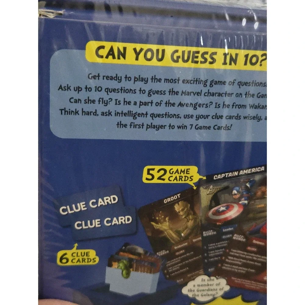 NEW Skillmatics Guess in 10 Marvel Card Game Family Trivia 2-6 Players Ages 8-99